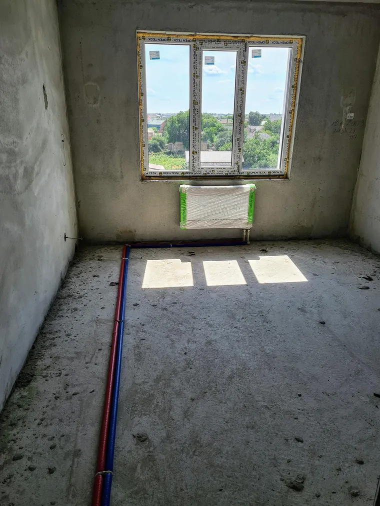 Heizkörperanbindung im Rohbau